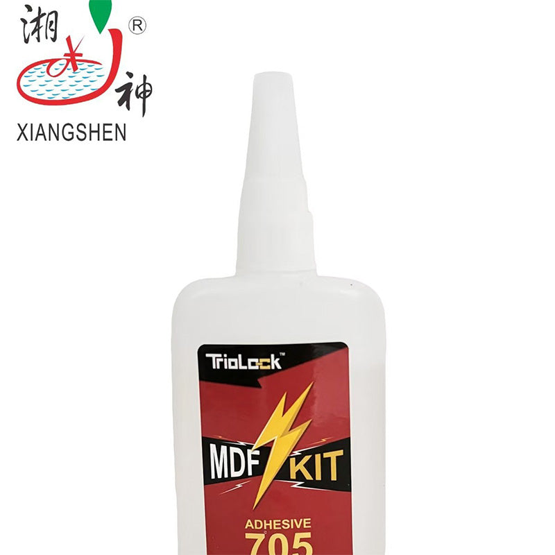Non whitening strong fast drying AB two-component spray adhesive repair MDF board wooden door frame splicing line assembly glue