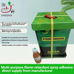 Factory-Sold Eco-Friendly Fireproof High-Strength Flame-Retardant Spray Adhesive for Furniture, Sponge Sofas, Soft Padding, and EVA Decorative Purposes